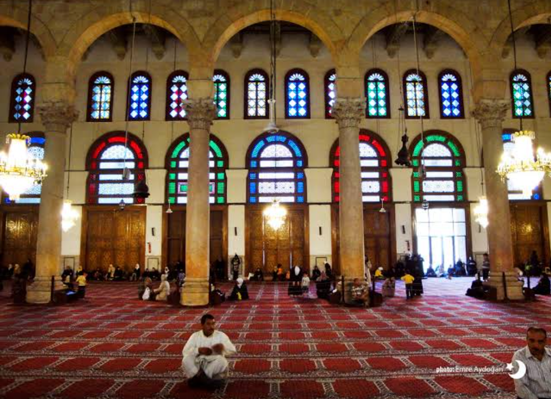 Şam'daki Emevi Camisi'nde bakım ve onarım çalışması yapılıyor