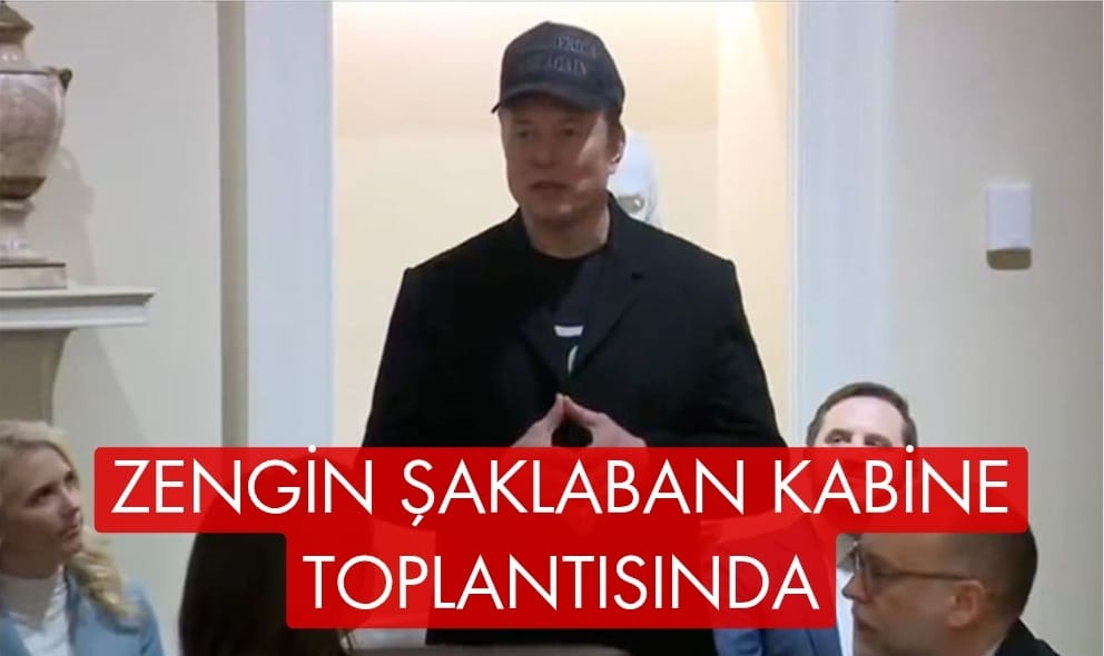 Zengin şaklaban kabine toplantısında !