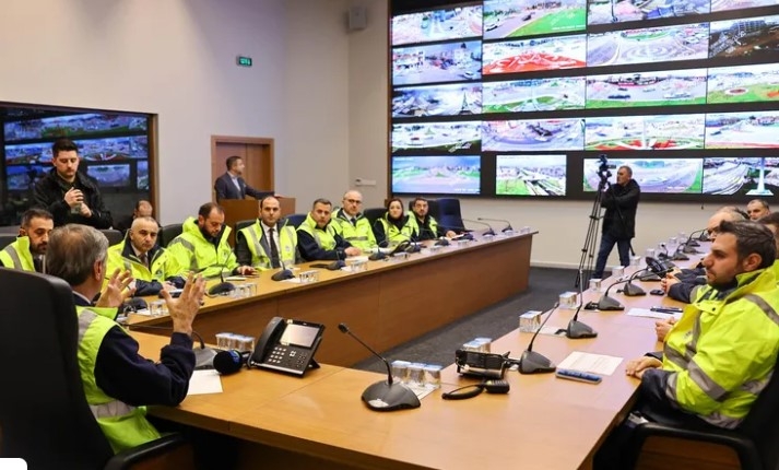 Sakarya AKOM'da Kar Alarmı Toplantısı Yapıldı