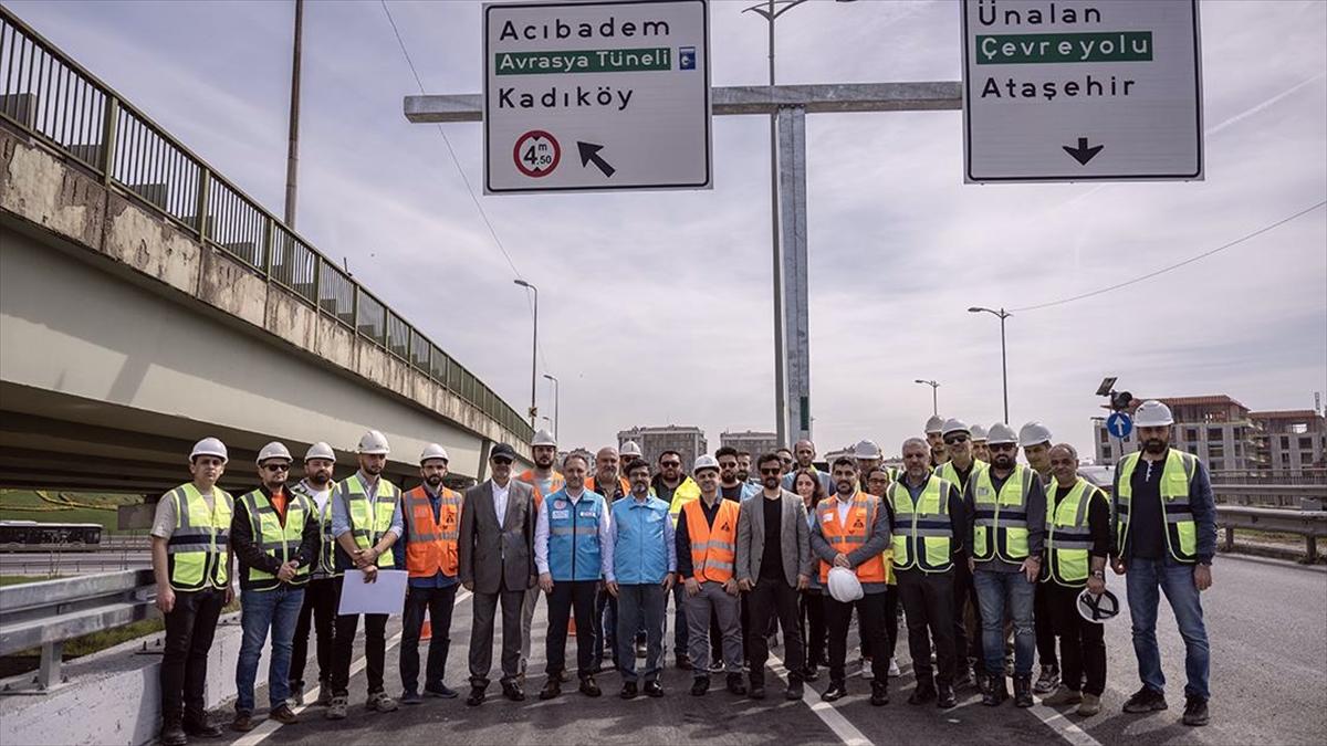 Avrasya Tüneli-TEM Anadolu Otoyolu Bağlantı Yolu'nun açılışı gerçekleştirildi