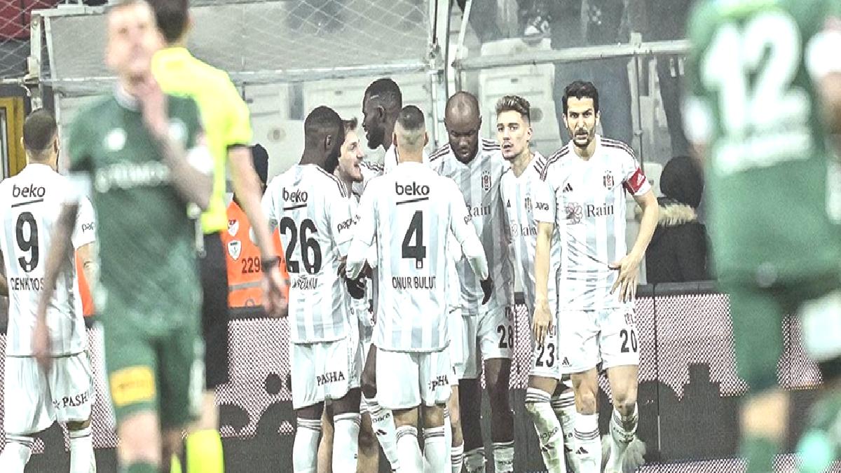 Beşiktaş, sahasında 3 puana 2 golle ulaştı