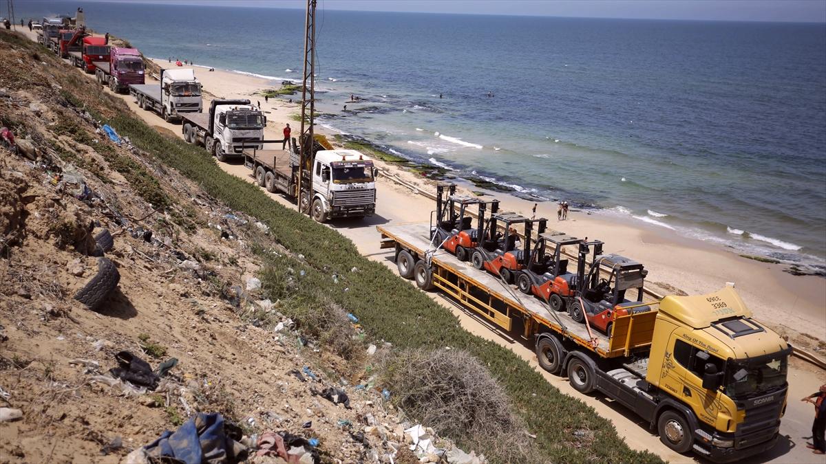 BM: ABD'nin Gazze'deki geçici limanından cumartesiden beri yardım girişi olmadı