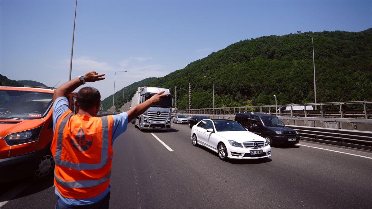 Bolu'da ağır tonajlı araçlara bayram öncesi 47 saatlik seyir yasağı