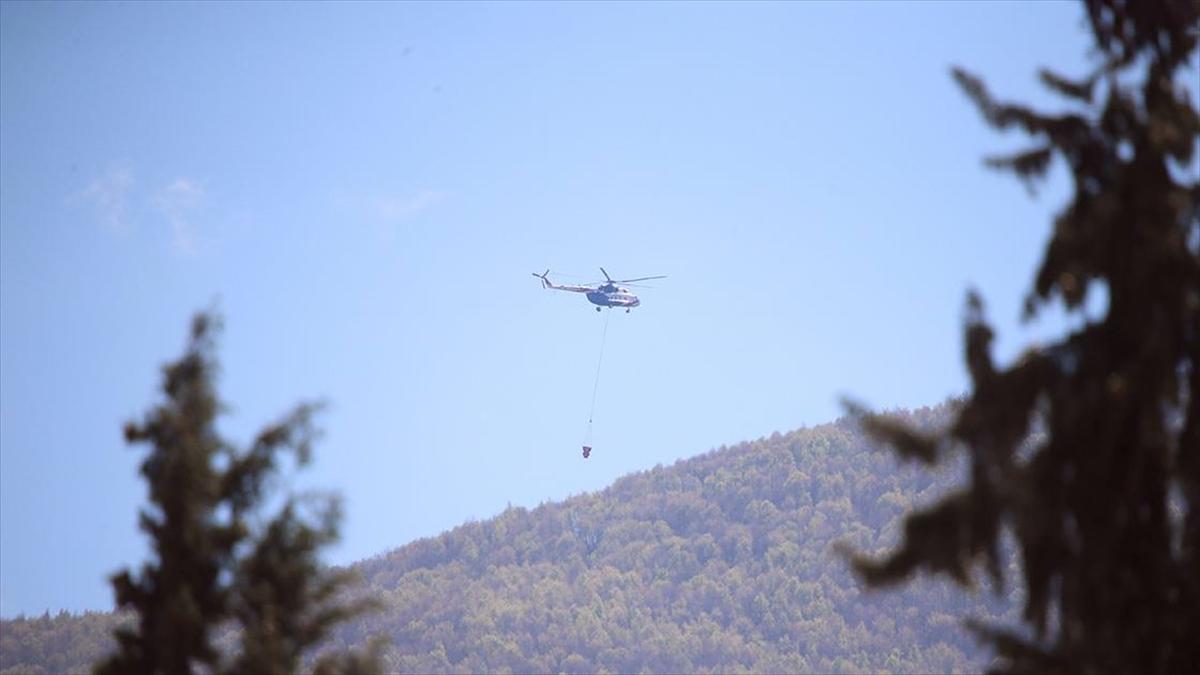 Bursa'da, Uludağ eteklerinde çıkan orman yangını kontrol altına alındı