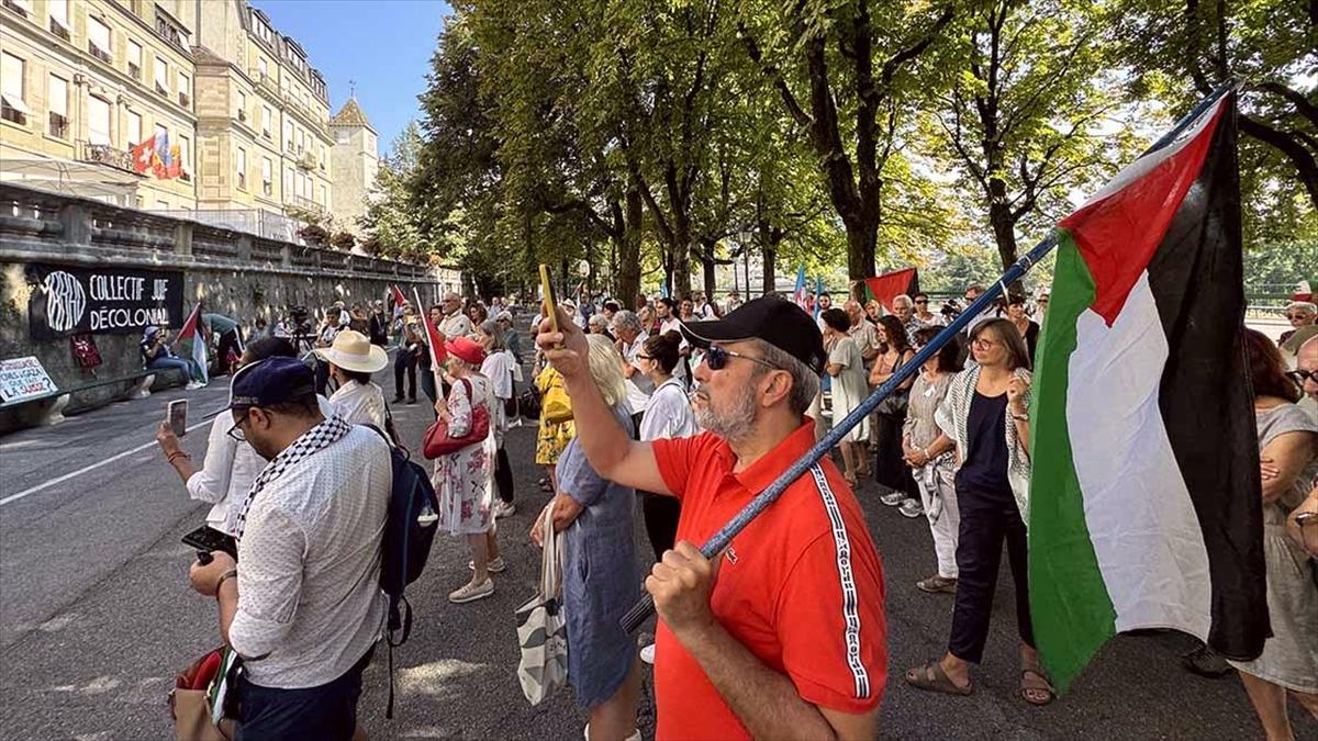 Cenevre'de aktivistler, kanton yönetiminden İsrail'e karşı net tavır bekliyor