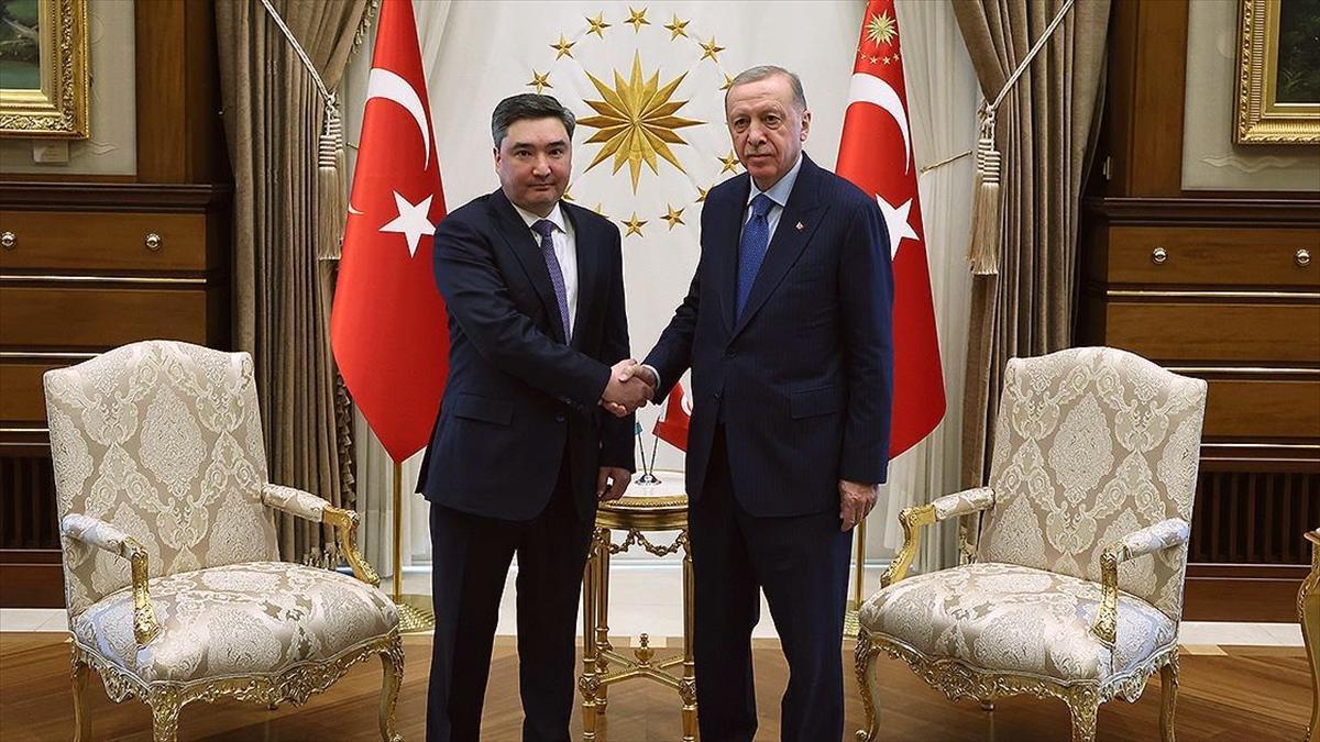 Cumhurbaşkanı Erdoğan, Kazakistan Başbakanı Bektenov'u kabul etti