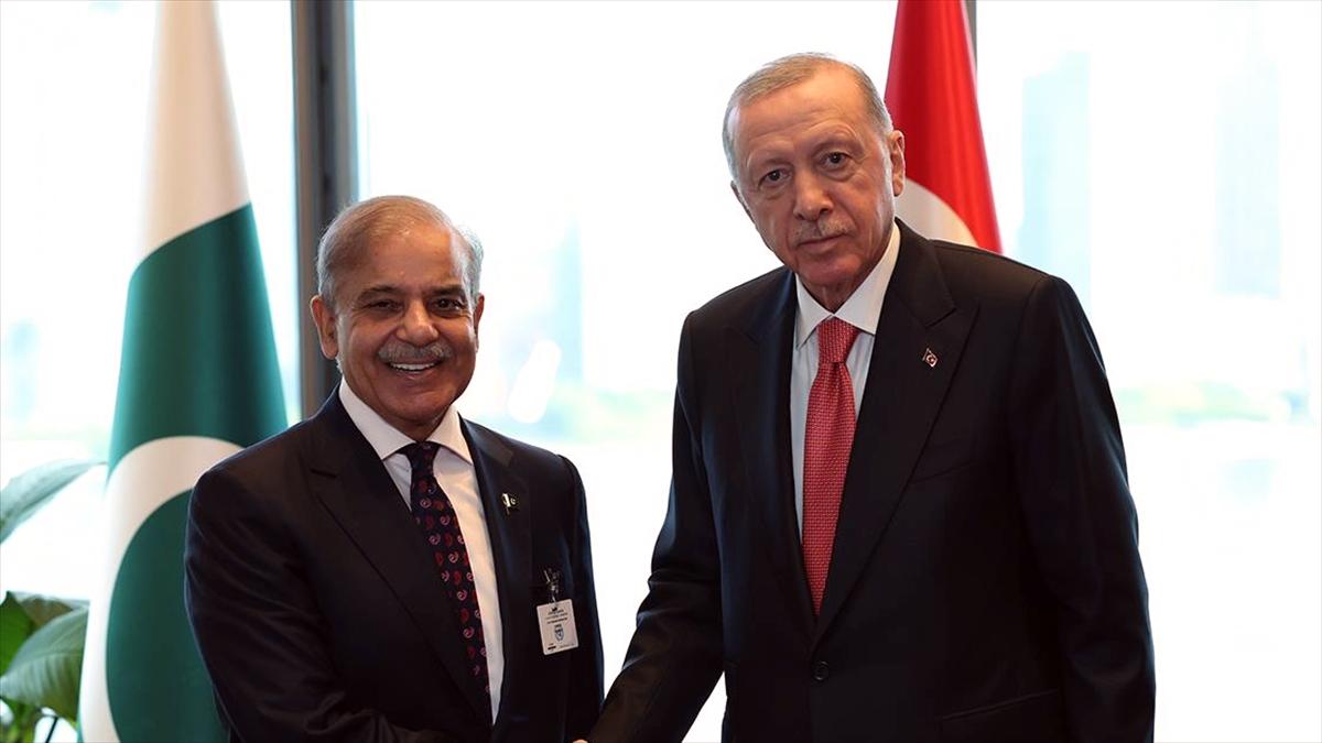 Cumhurbaşkanı Erdoğan, Pakistan Başbakanı Şerif'i kabul etti