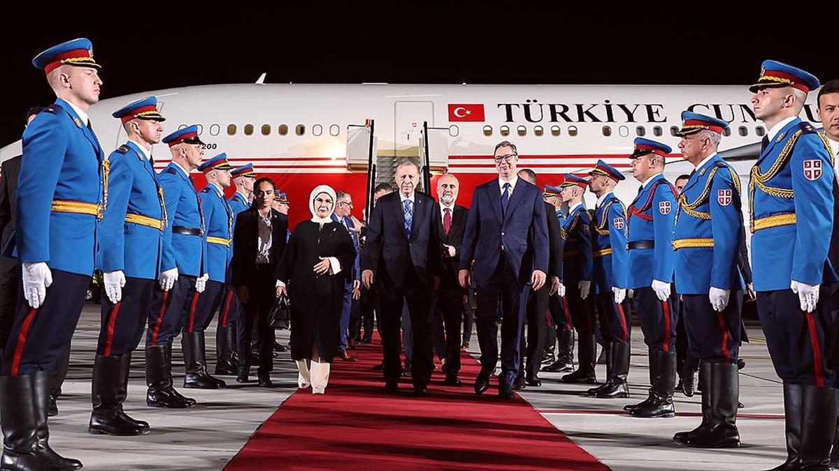 Cumhurbaşkanı Erdoğan Sırbistan'da