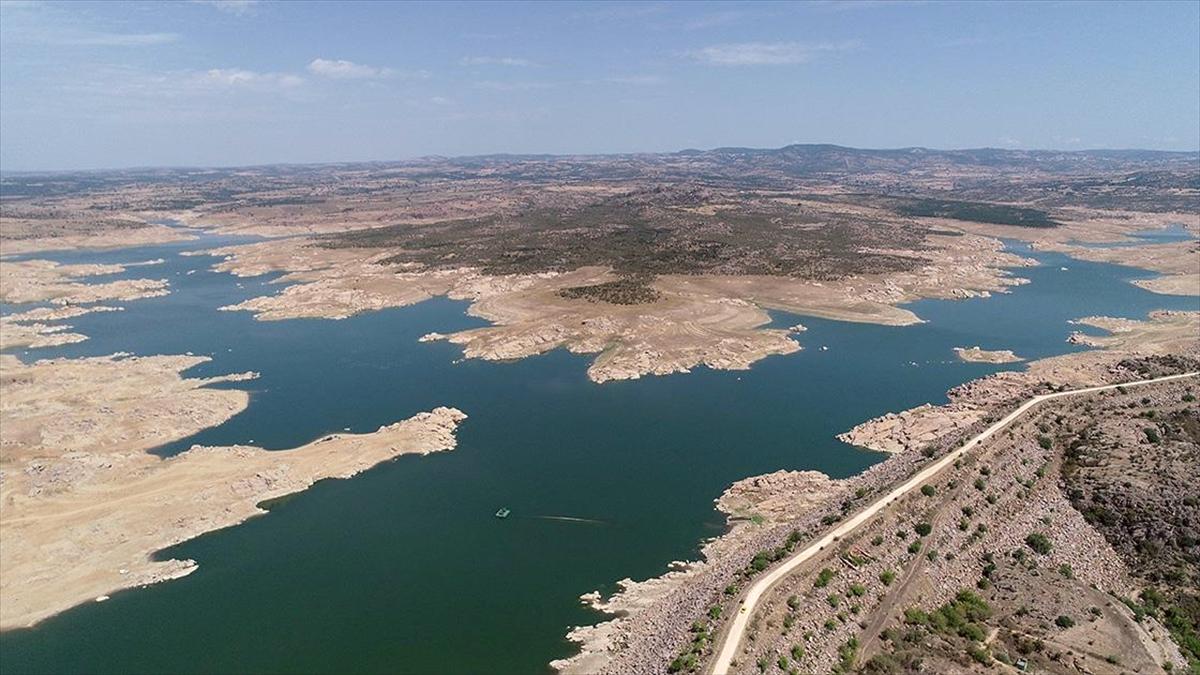 Edirne'ye içme suyu sağlayan barajın doluluk oranı yüzde 17 seviyesine düştü