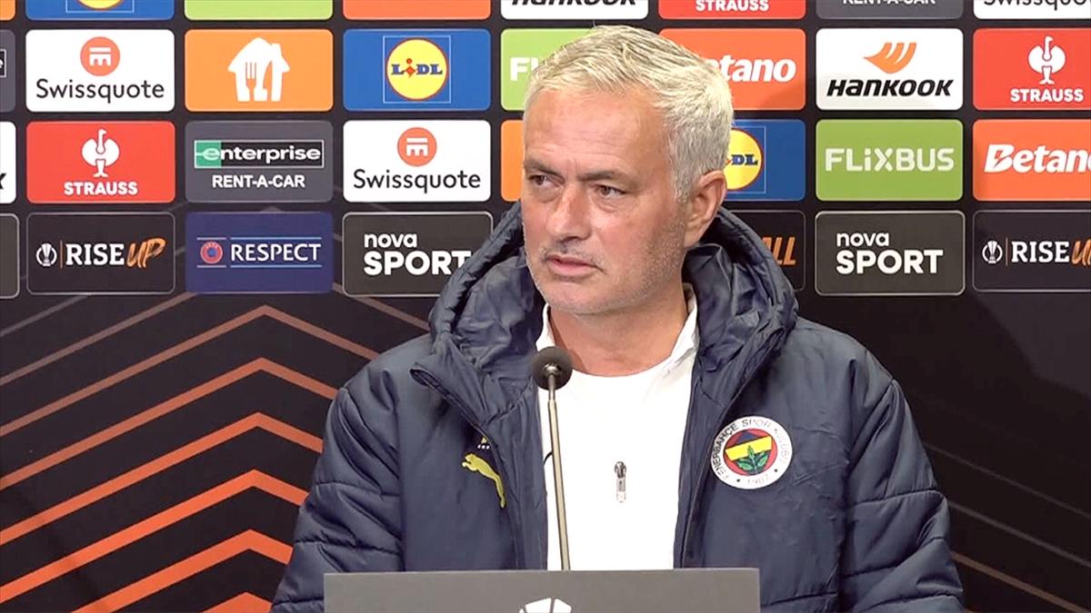 Fenerbahçe Teknik Direktörü Mourinho: Yarın iyi bir maç olması için her koşul mevcut