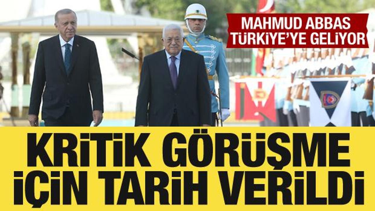 Filistin Devlet Başkanı Mahmud Abbas, Türkiye'ye geliyor