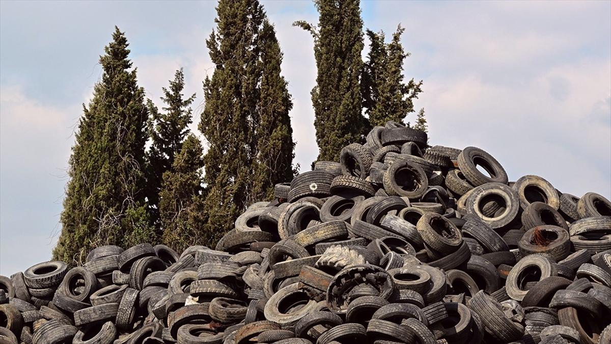 Geçen yıl 423 bin ton hurda lastik ekonomiye kazandırıldı