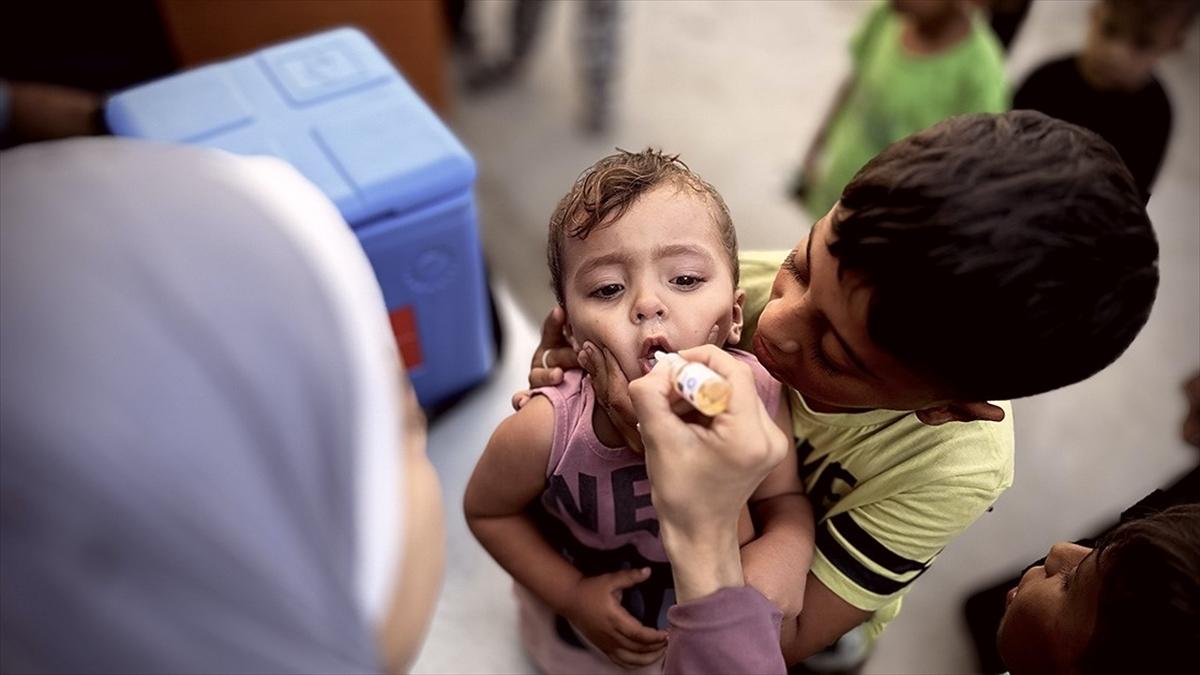 İsrail'in Gazze'nin kuzeyinde 19 gündür artan şiddeti çocuk felci aşı kampanyasına engel oldu