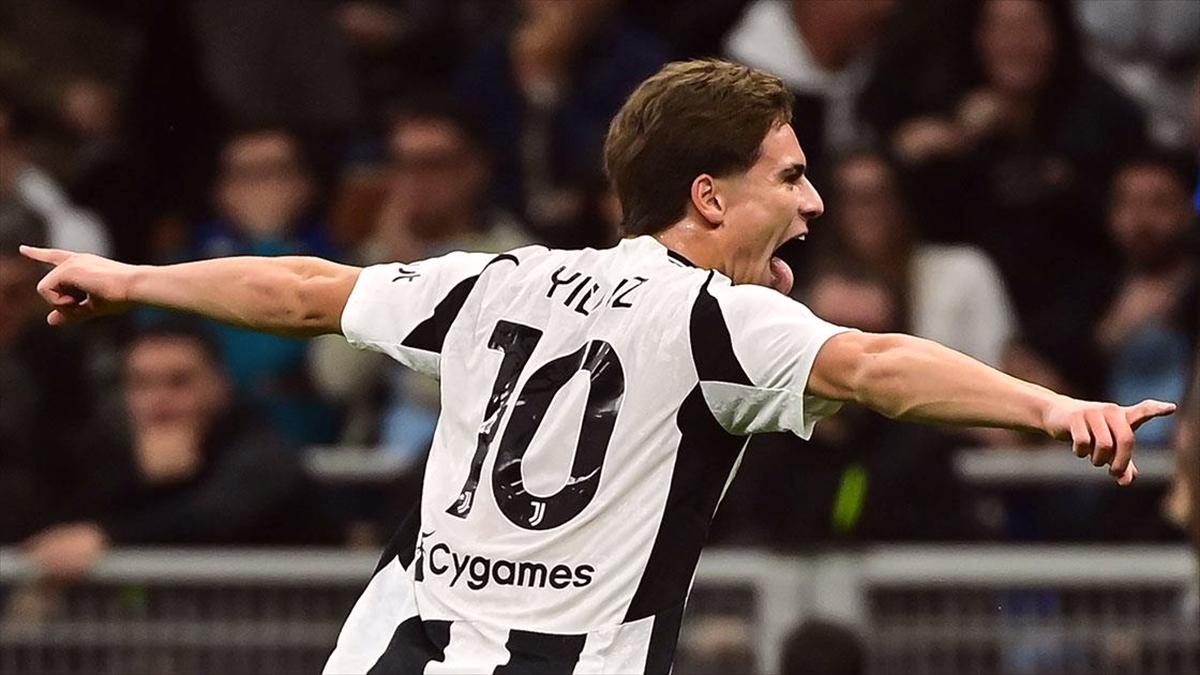 Juventus'ta Kenan Yıldız'ın Torino'ya attığı gol, Serie A'da 