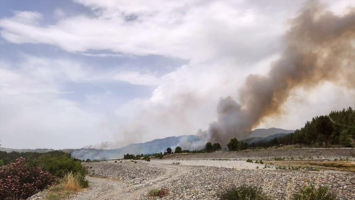 Muğla'daki Orman Yangını Denizli Sınırına Sıçradı