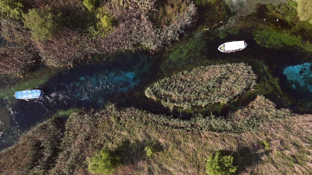 NASA'nın da tanıttığı Kadın Azmağı Deresi'nde ziyaretçi yoğunluğu yaşanıyor