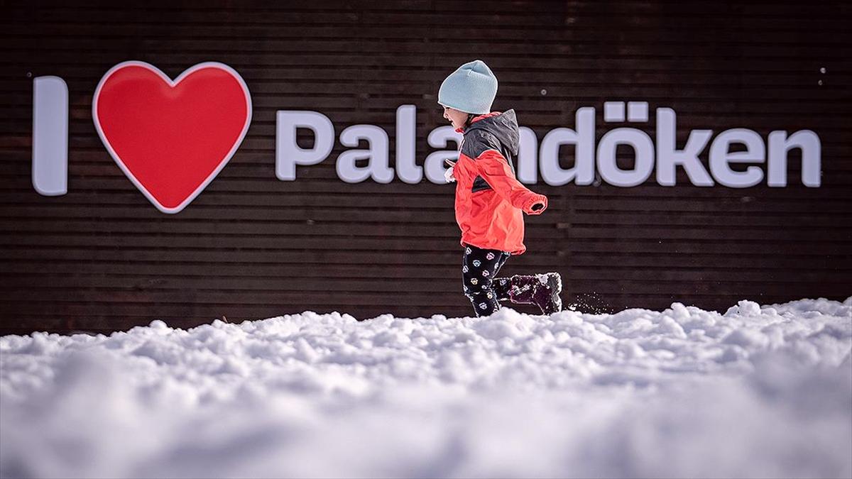 Palandöken Kayak Merkezi karla kaplandı