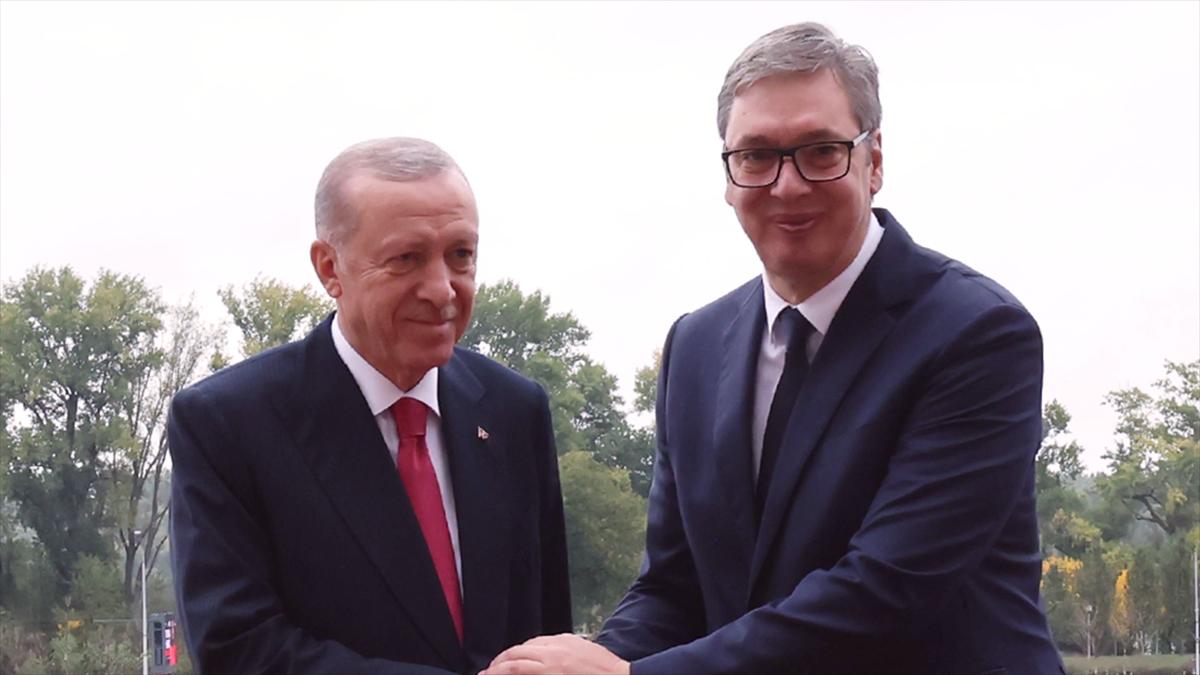 Sırp lider Vucic, Cumhurbaşkanı Erdoğan'ın ziyaretine ilişkin paylaşım yaptı