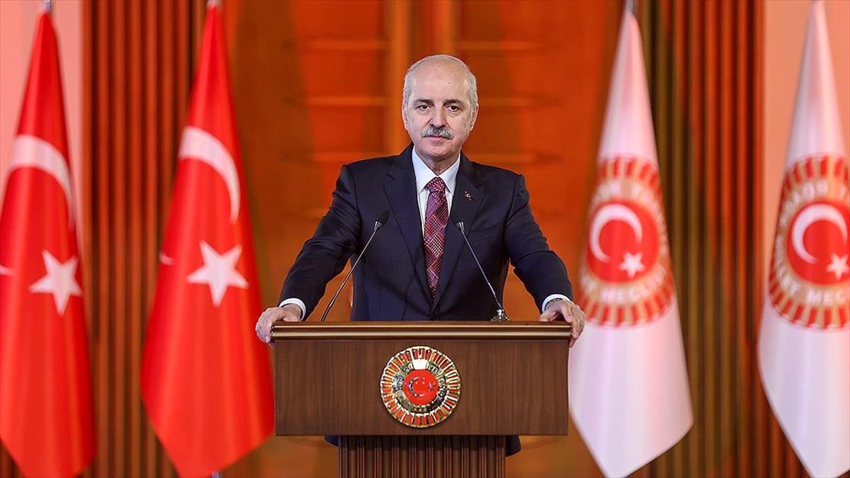 TBMM Başkanı Kurtulmuş: Güney Kıbrıs'taki silahlanma tutkusunun görmezden gelinmesini anlayamayız