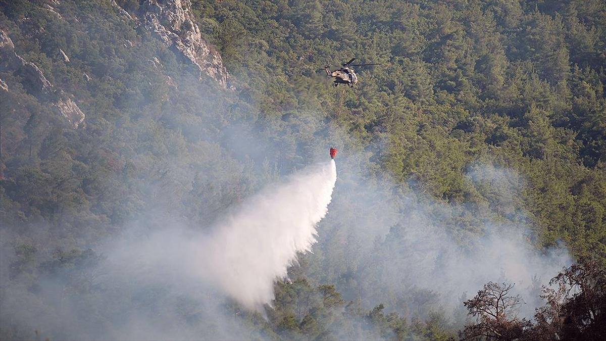 TSK'dan Afyonkarahisar, İzmir ve Ankara'daki orman yangınlarını söndürme çalışmalarına 7 helikopterle destek