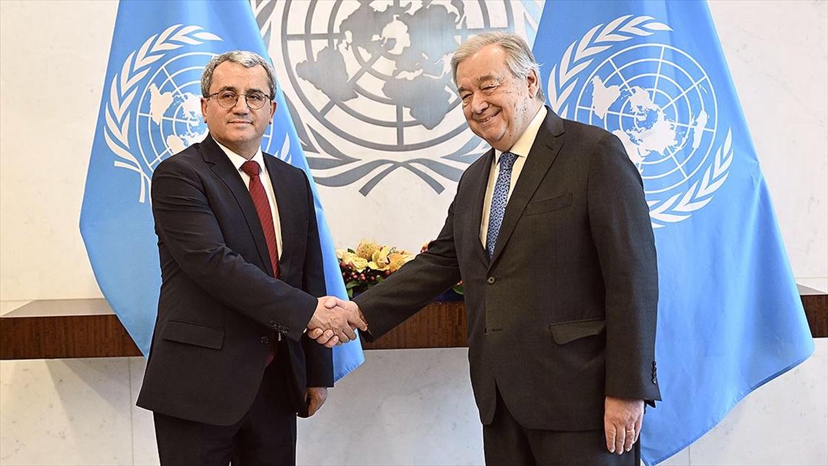 Türkiye'nin BM Daimi Temsilcisi Yıldız, Guterres'e atama mektubunu takdim etti