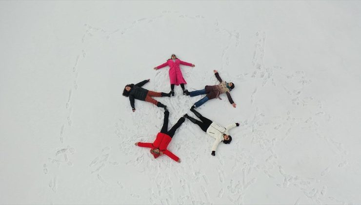 Ağrı’nın karla kaplı güzellikleri fotoğraf tutkunlarını ağırlıyor