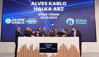 Borsa İstanbul’da gong Alves Kablo Sanayi ve Ticaret AŞ için çaldı