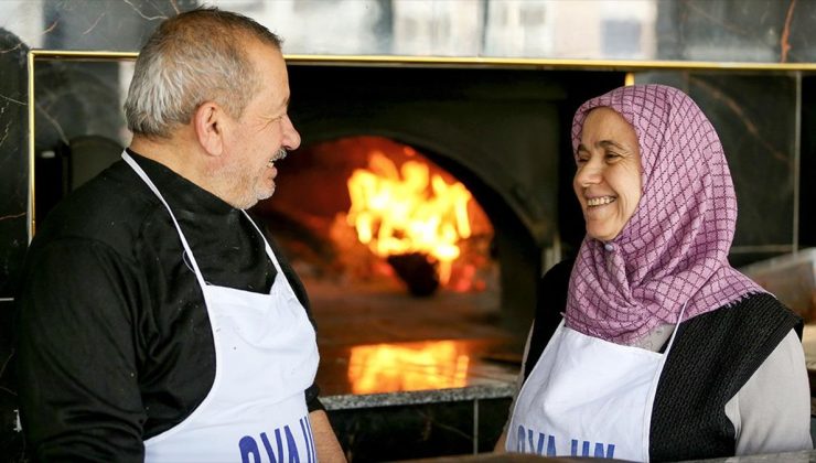 Etli ekmek ustası çift, hayatı da işi de “aşkla” paylaşıyor