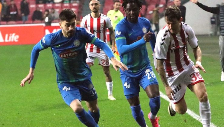 Samsunspor sahasında Çaykur Rizespor’u 3-0 yendi