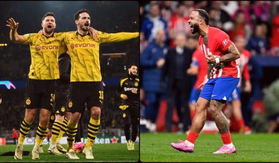 Atletico Madrid ve Borussia Dortmund, çeyrek finale yükseldi