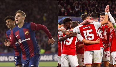 Barcelona ve Arsenal, UEFA Şampiyonlar Ligi’nde çeyrek finale çıktı