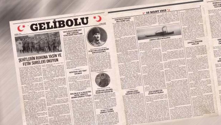 Çanakkale’de 18 Mart’a özel ‘Gelibolu Gazetesi’ yayımlandı