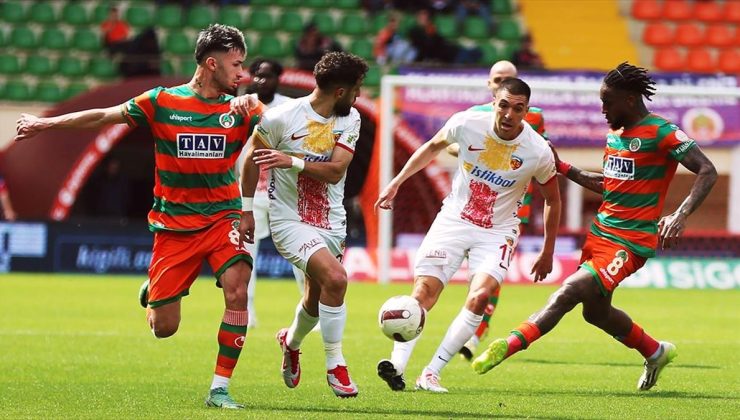 Corendon Alanyaspor, Mondihome Kayserispor’u 1-0 mağlup etti