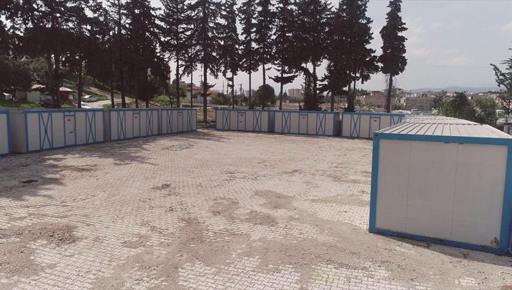 Hatay’da yerel seçim için 3 bin 424 sandıktan 96’sı konteynerde kuruluyor