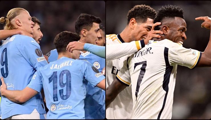 Manchester City ve Real Madrid, UEFA Şampiyonlar Ligi’nde çeyrek finale yükseldi