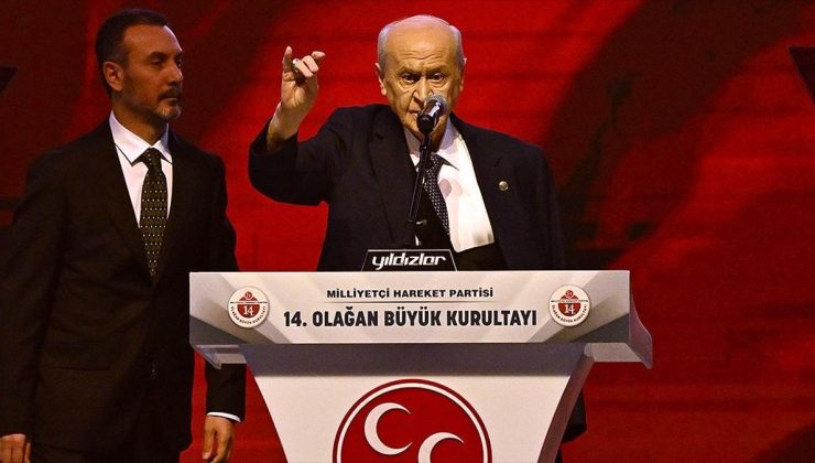 MHP Genel Başkanı Bahçeli, tüm delegelerin oyunu alarak yeniden genel başkanlığa seçildi