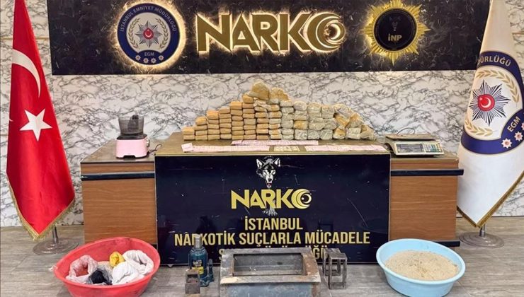 Narkoçelik-6 operasyonlarında 245 kişi 654 kilogram uyuşturucu ile yakalandı