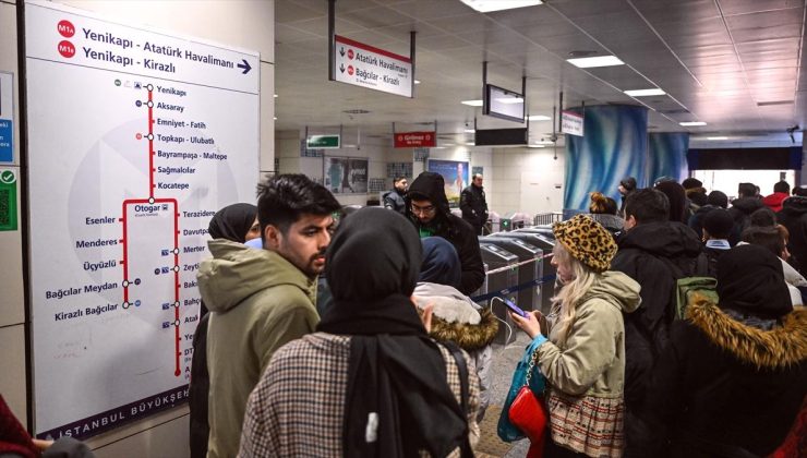 Yenikapı-Kirazlı metro hattında teknik arıza nedeniyle seferler gecikmeli yapılıyor