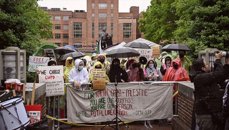 ABD’de üniversitelerdeki Filistin’e destek gösterileri, müdahalelere rağmen sürüyor