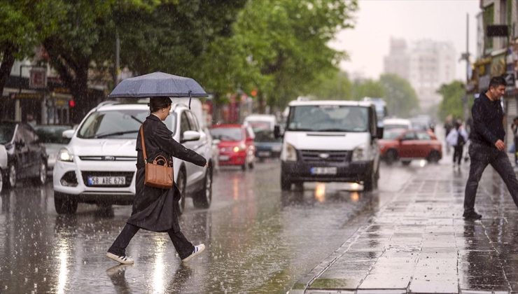 Ankara için gök gürültülü sağanak uyarısı