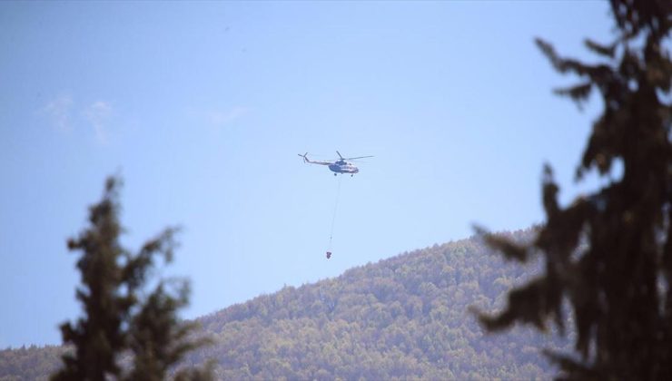 Bursa’da, Uludağ eteklerinde çıkan orman yangını kontrol altına alındı