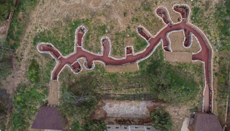 Çanakkale’deki siper canlandırması ecdadın kara savaşlarındaki kahramanlığını bugünlere taşıyor