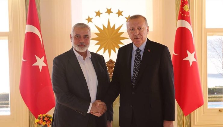 Cumhurbaşkanı Erdoğan’dan Hamas Siyasi Büro Başkanı Heniyye’ye başsağlığı telefonu