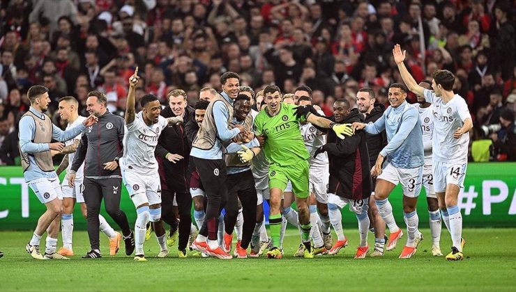 UEFA Avrupa Konferans Ligi’nde Aston Villa ve Fiorentina yarı finale çıktı