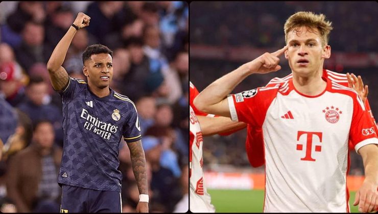 UEFA Şampiyonlar Ligi’nde Real Madrid ve Bayern Münih, yarı finale çıktı