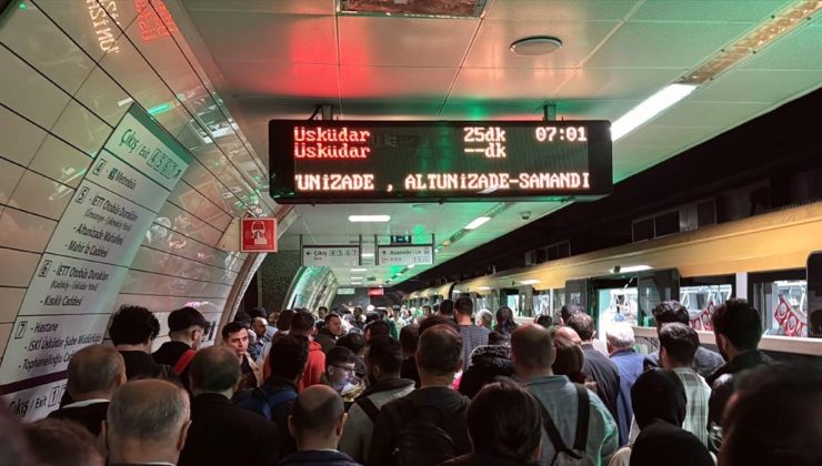 Üsküdar-Samandıra Metrosu’nda teknik arıza