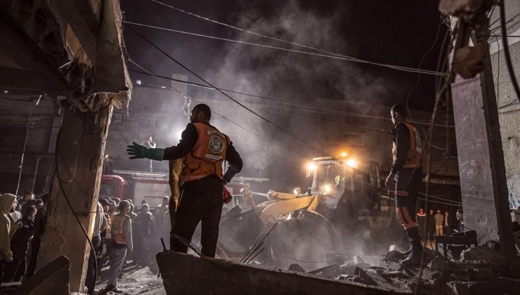 İsrail ordusunun Refah’ı bombalaması sonucu 6 kişi öldü