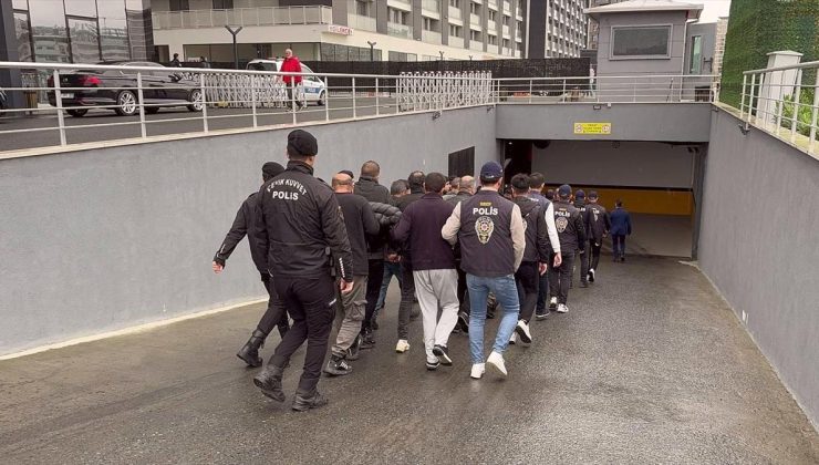 İstanbul’da suç örgütü operasyonunda 42 şüpheli yakalandı