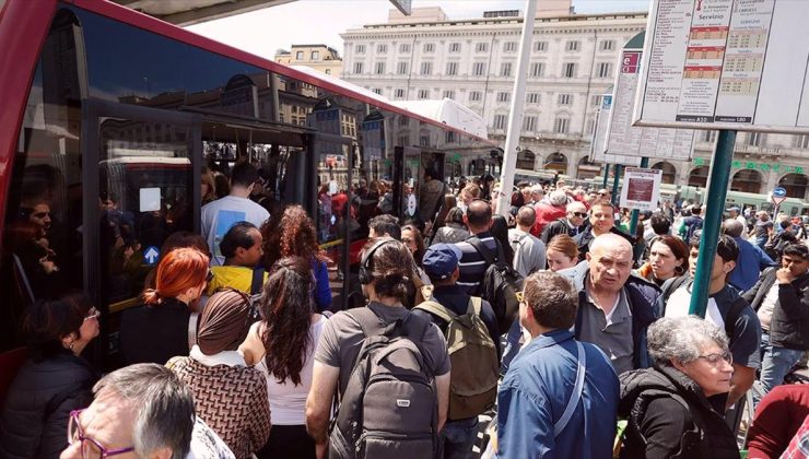 İtalya’da toplu taşıma sektöründe çalışanlar greve gitti