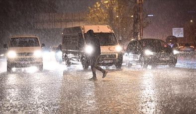 Meteorolojiden bazı bölgeler için sağanak uyarısı